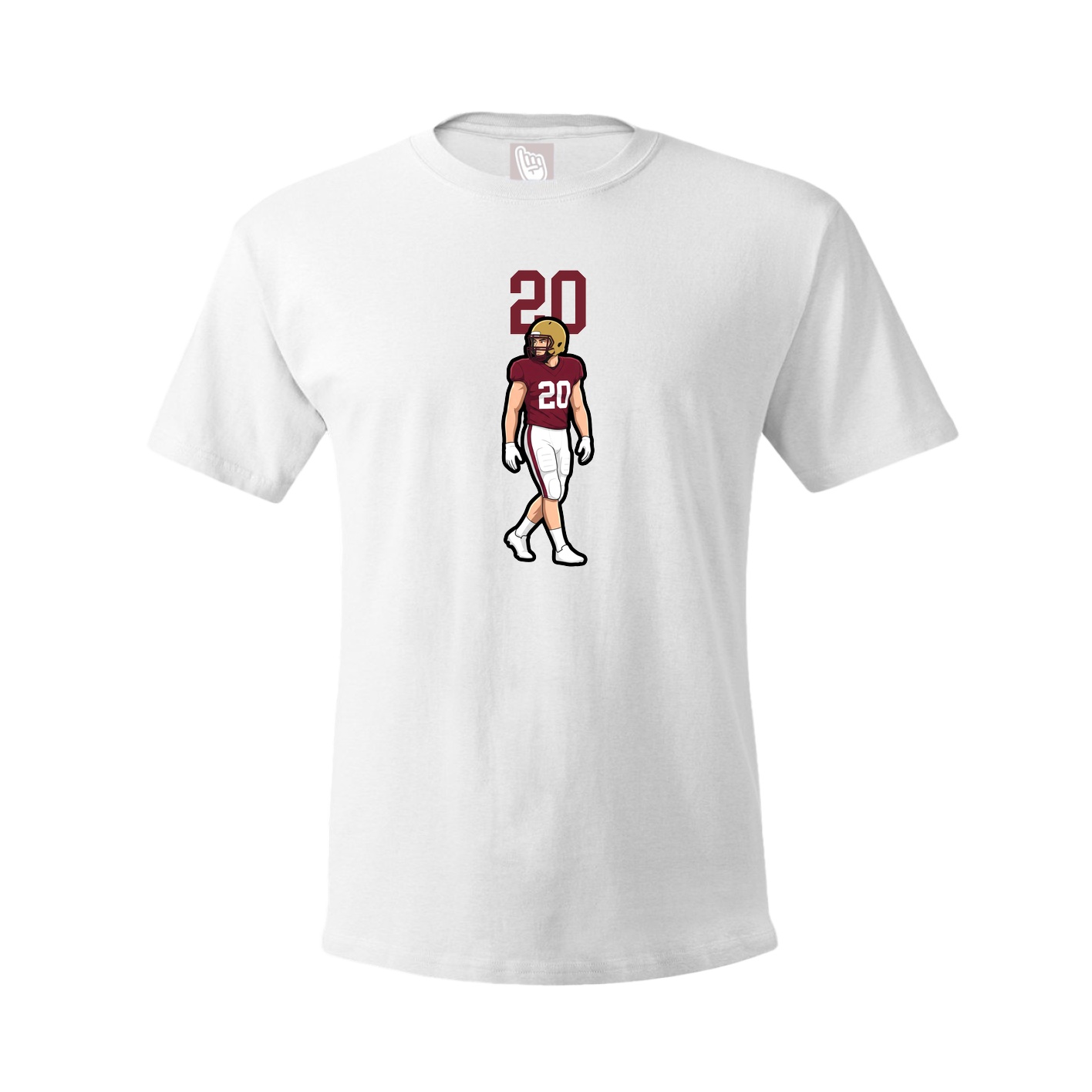 Tee — Number Top in White