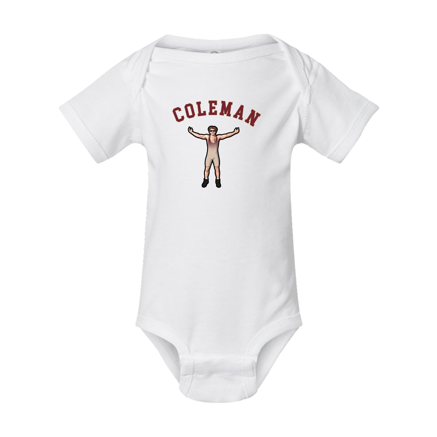 Baby Onesie — Shirsey Arch in White