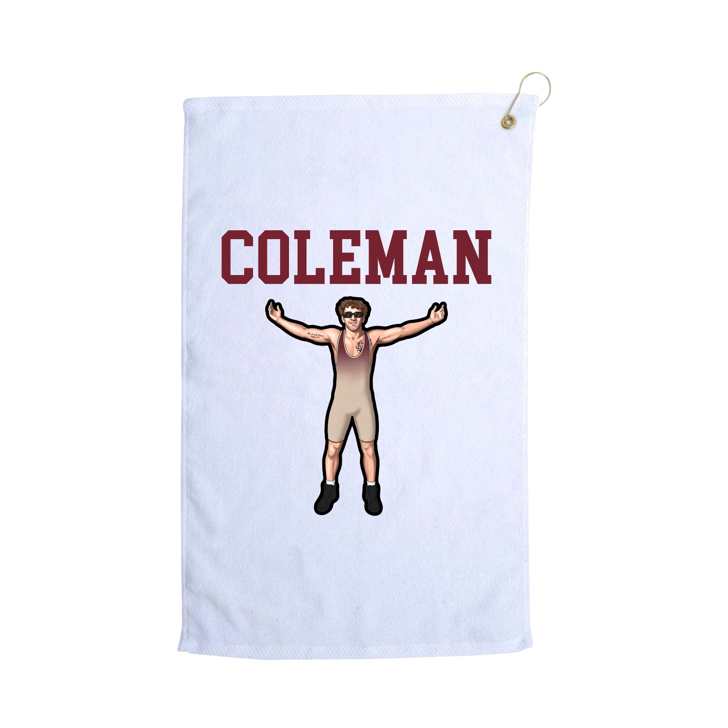 Golf Towel — Shirsey in White