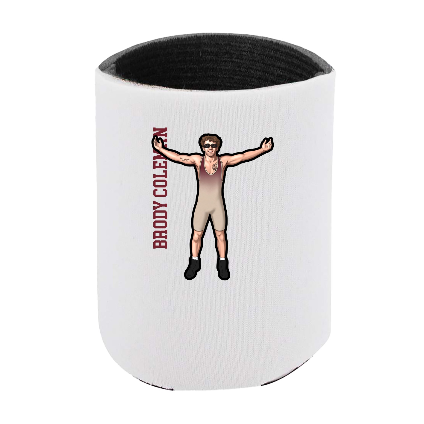 Can Holder — Name Vertical in White