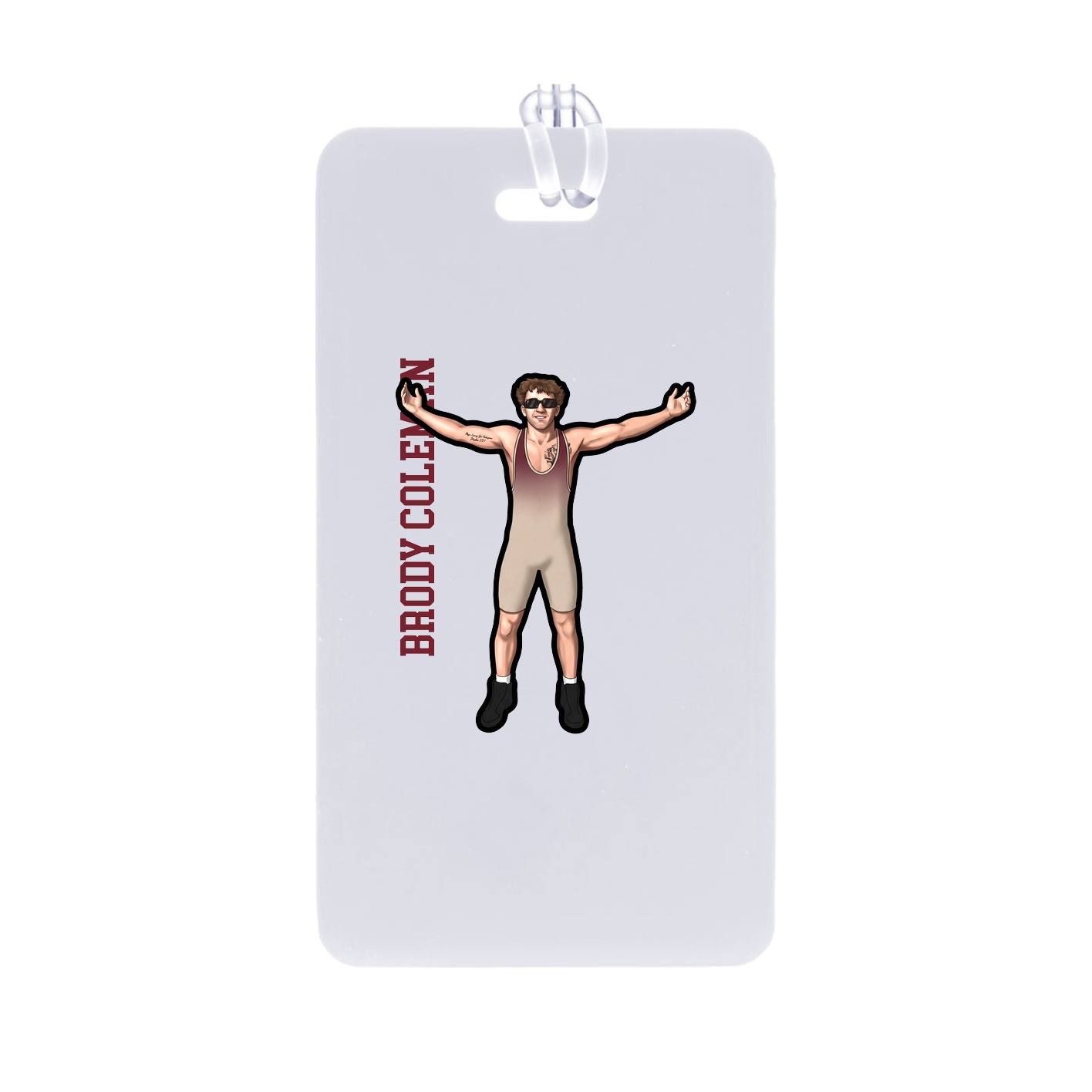 Bag Tag — Name Vertical in Classic
