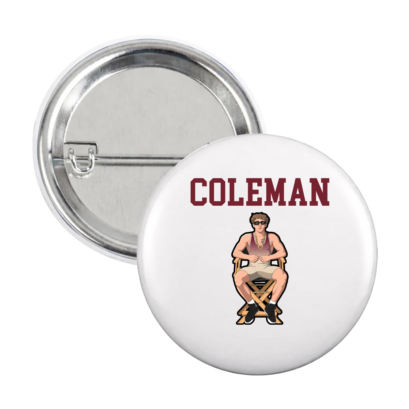 Game Day Button — Shirsey in White