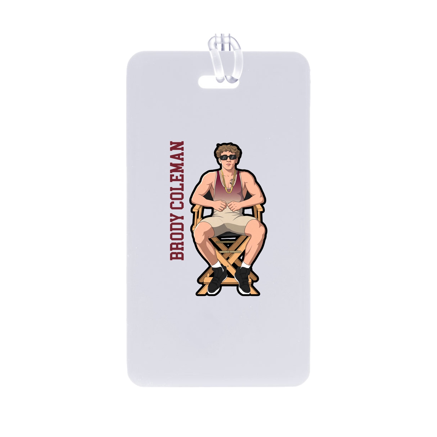 Bag Tag — Name Vertical in Classic