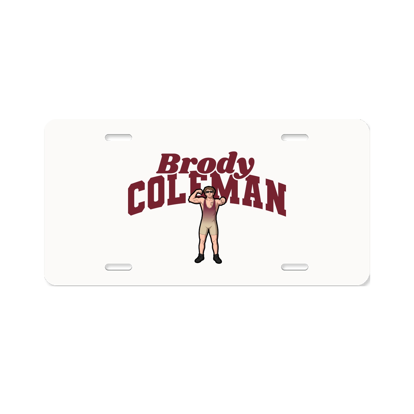 License Plate — Signature Arch in Classic