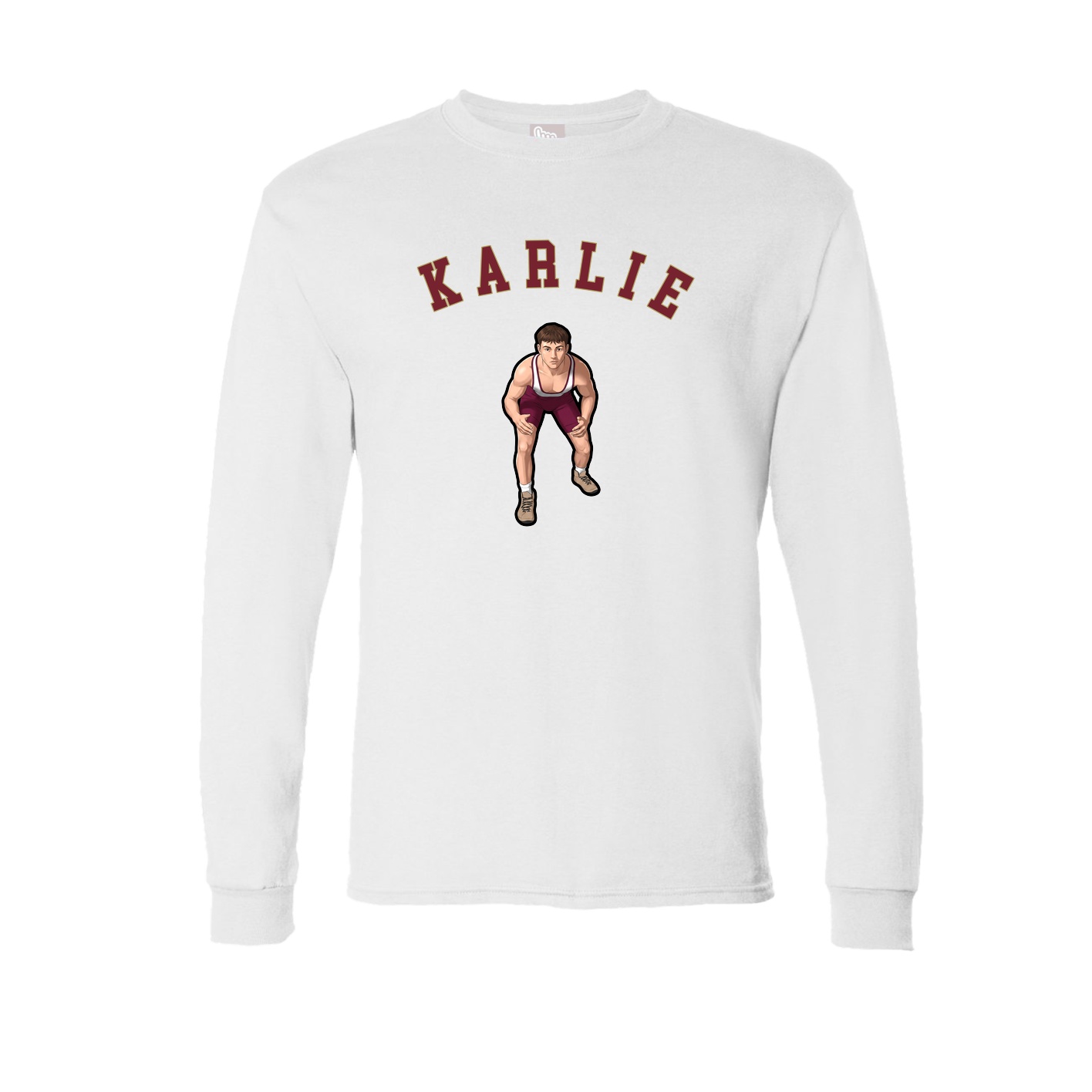 Long Sleeve Tee — Shirsey Arch in White
