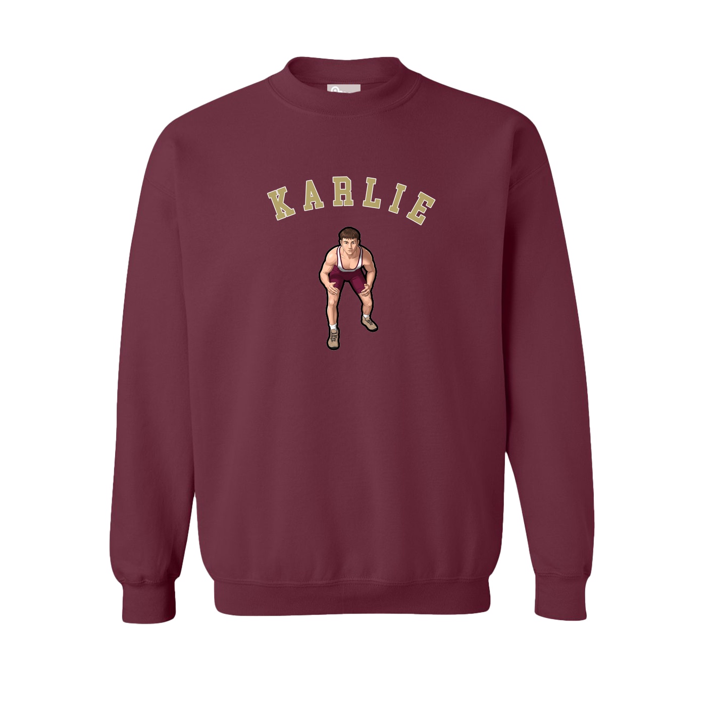 Fleece Crew — Shirsey Arch in Maroon
