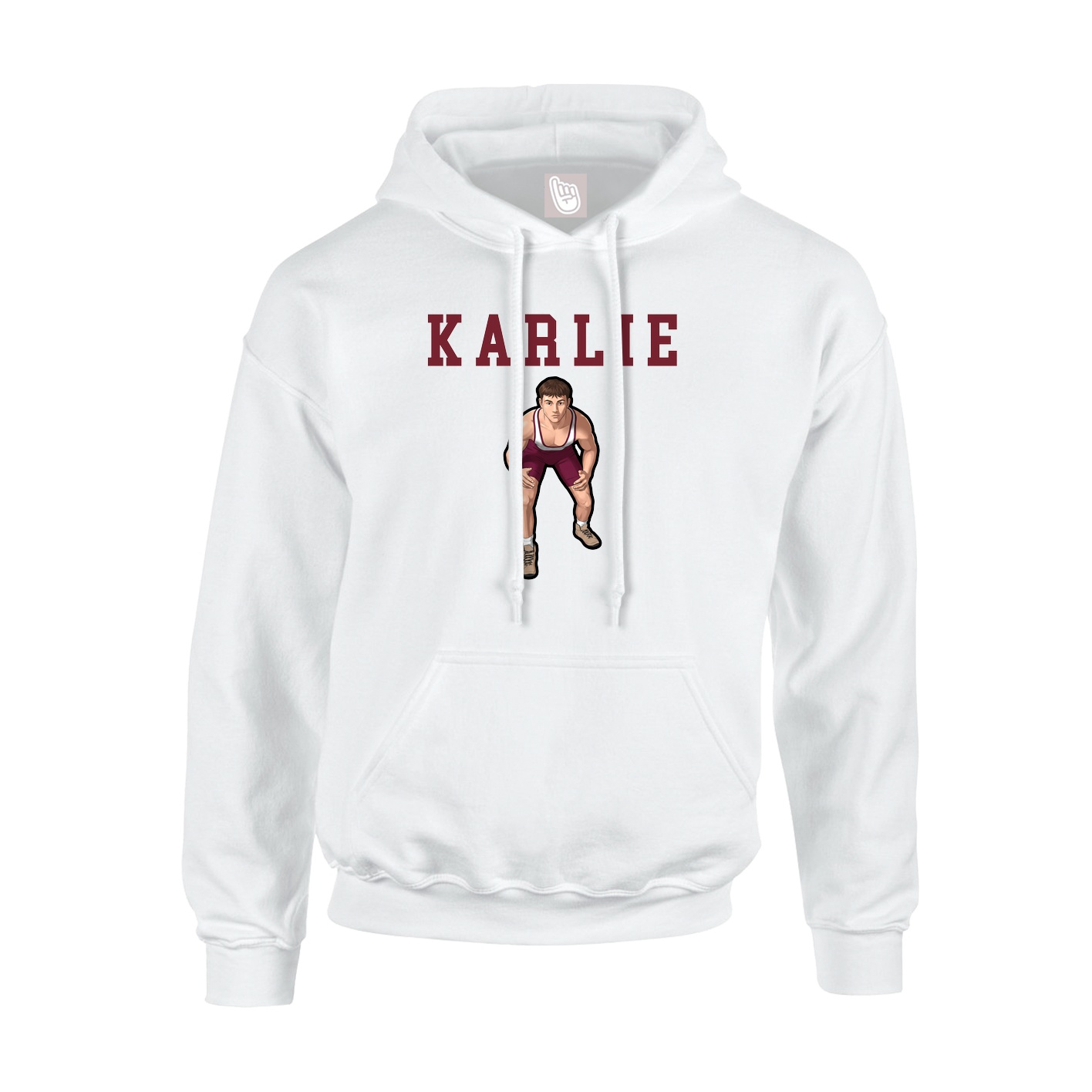 Youth Hoodie — Shirsey in White