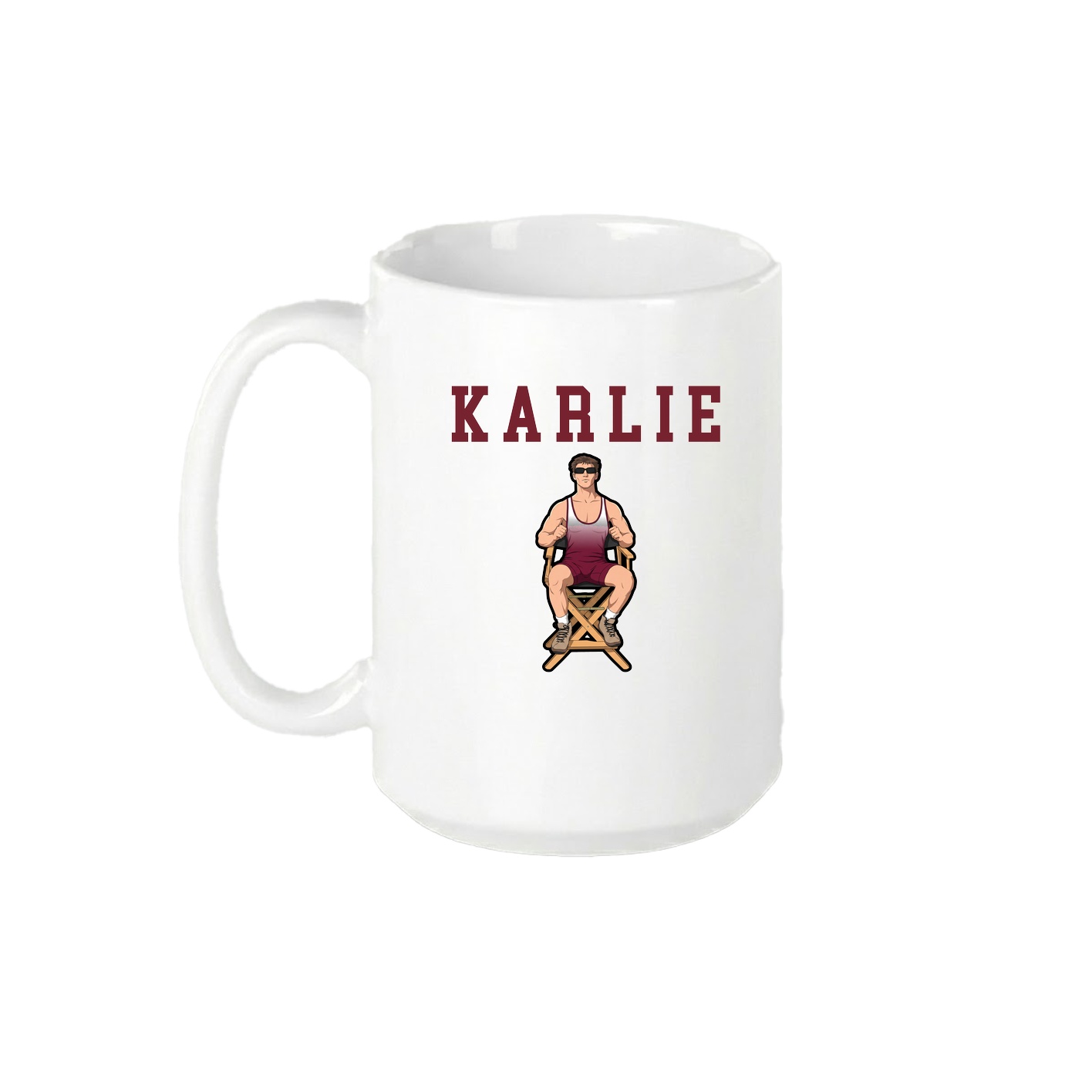 15oz Coffee Mug — Shirsey in White