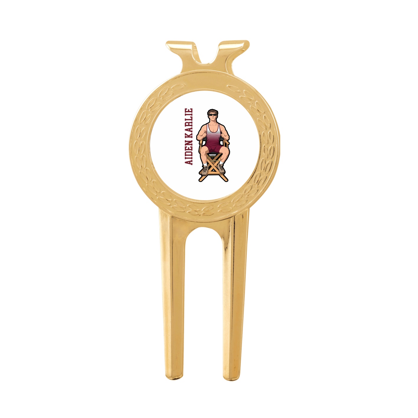 Divot Tool with Ball Marker — Name Vertical in Classic