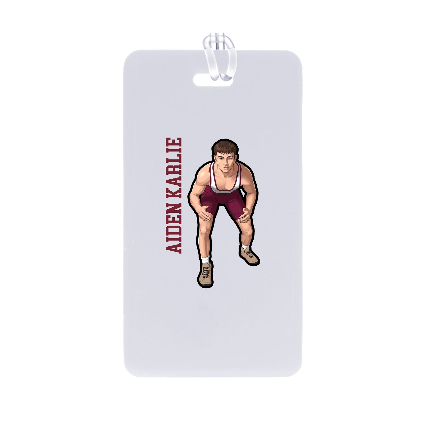 Bag Tag — Name Vertical in Classic