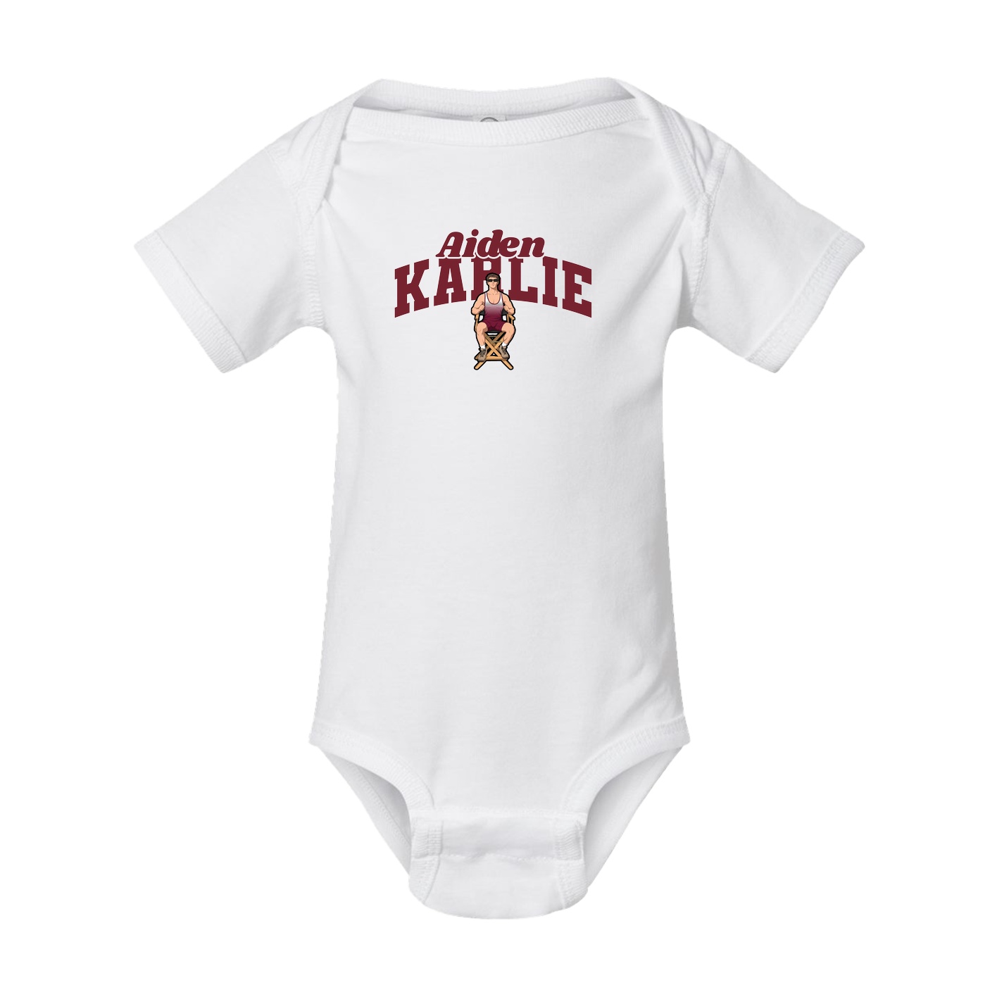 Baby Onesie — Signature Arch in White