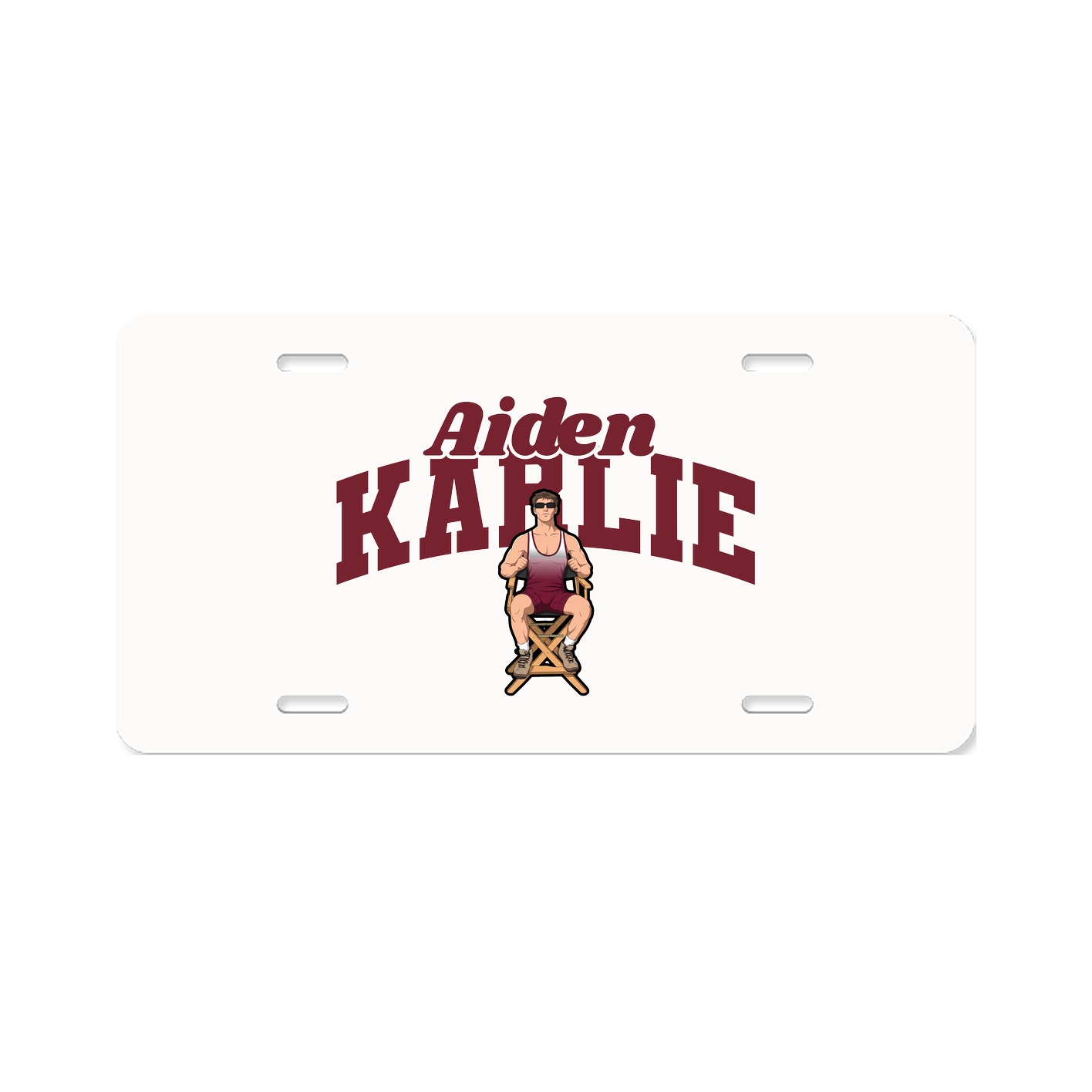 License Plate — Signature Arch in Classic
