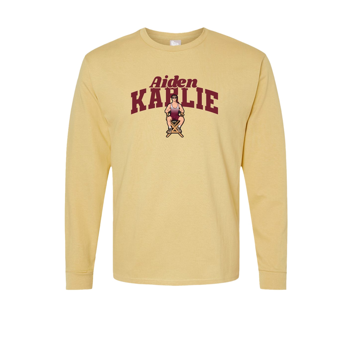 Long Sleeve Tee — Signature Arch in Vegas Gold