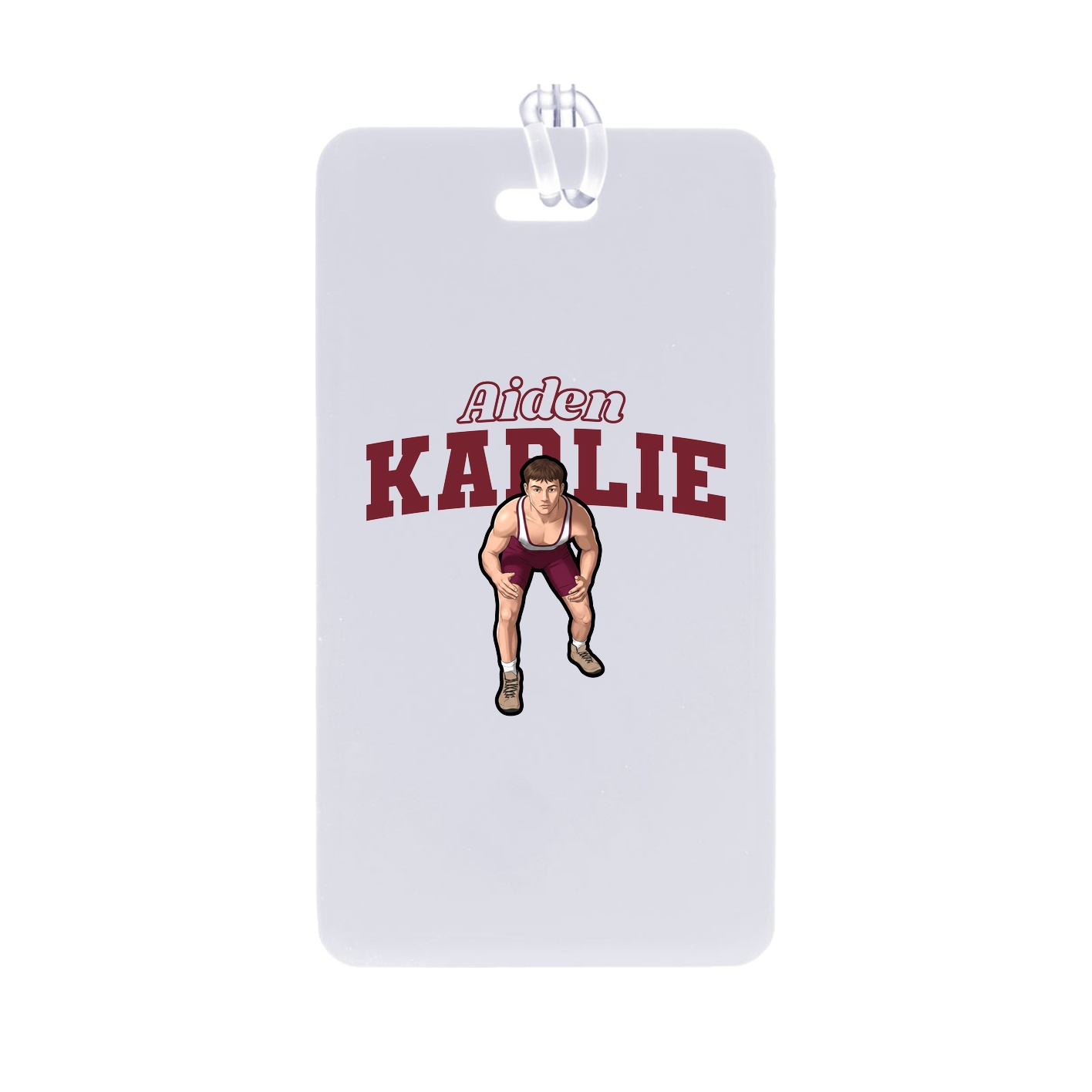 Bag Tag — Name Arch in Classic