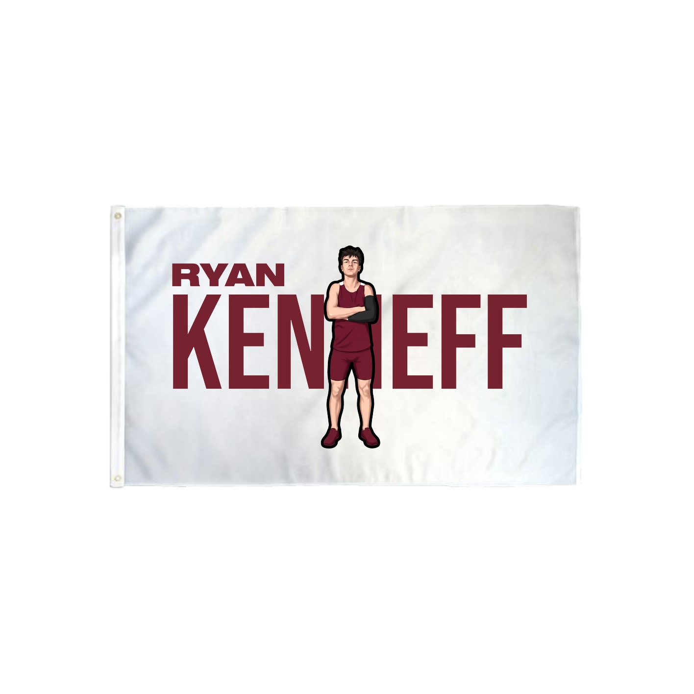 3x5 Flag — Player Name in Classic