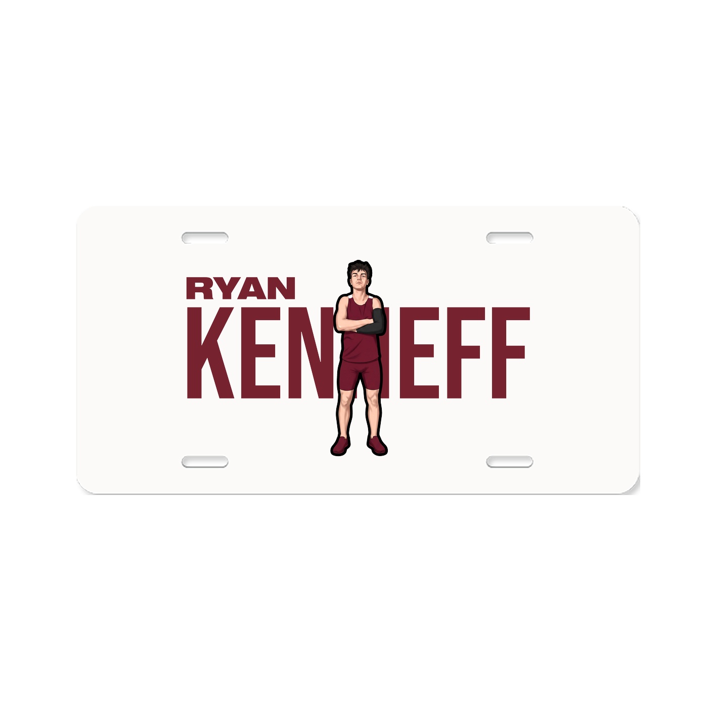 License Plate — Player Name in Classic
