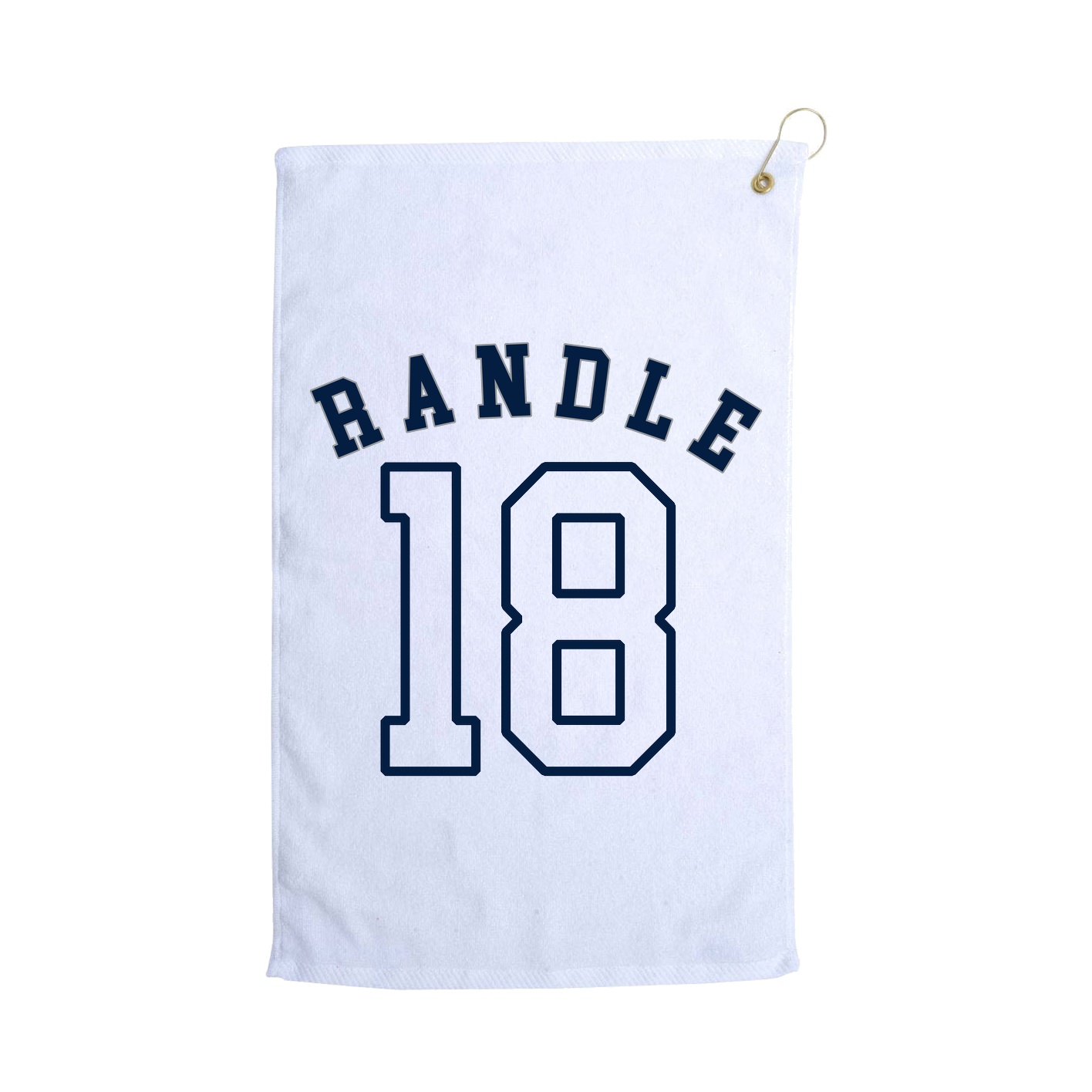Golf Towel — Shirsey Arch in White