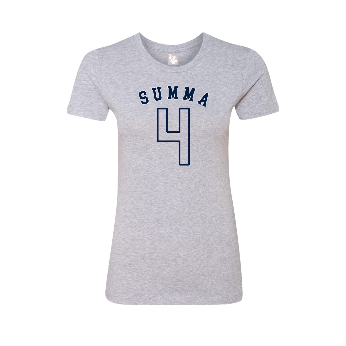 Fitted Women's Tee — Shirsey Arch in Grey