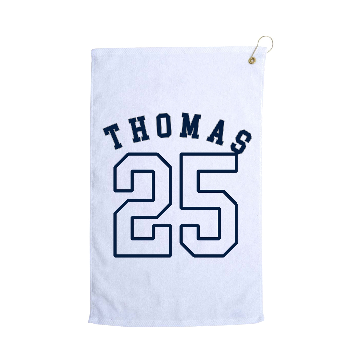 Golf Towel — Shirsey Arch in White