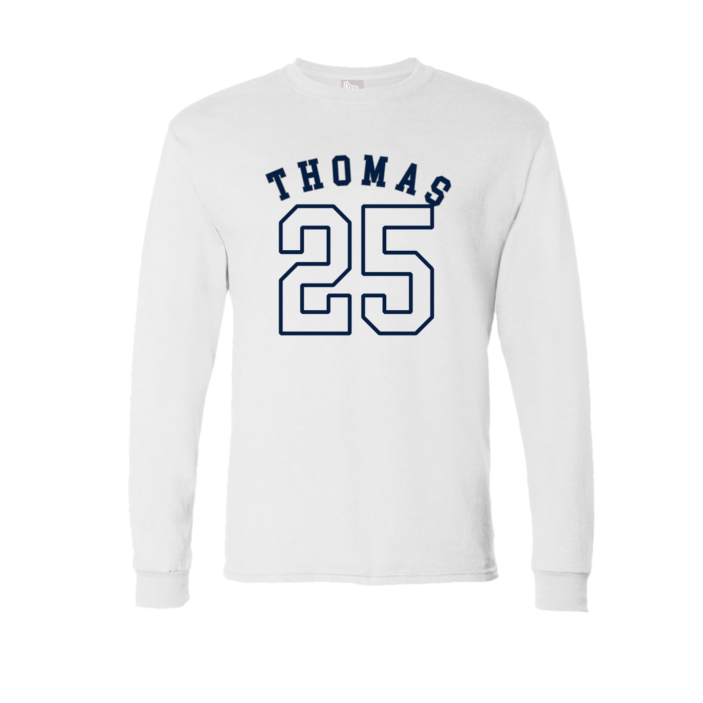 Long Sleeve Tee — Shirsey Arch in White