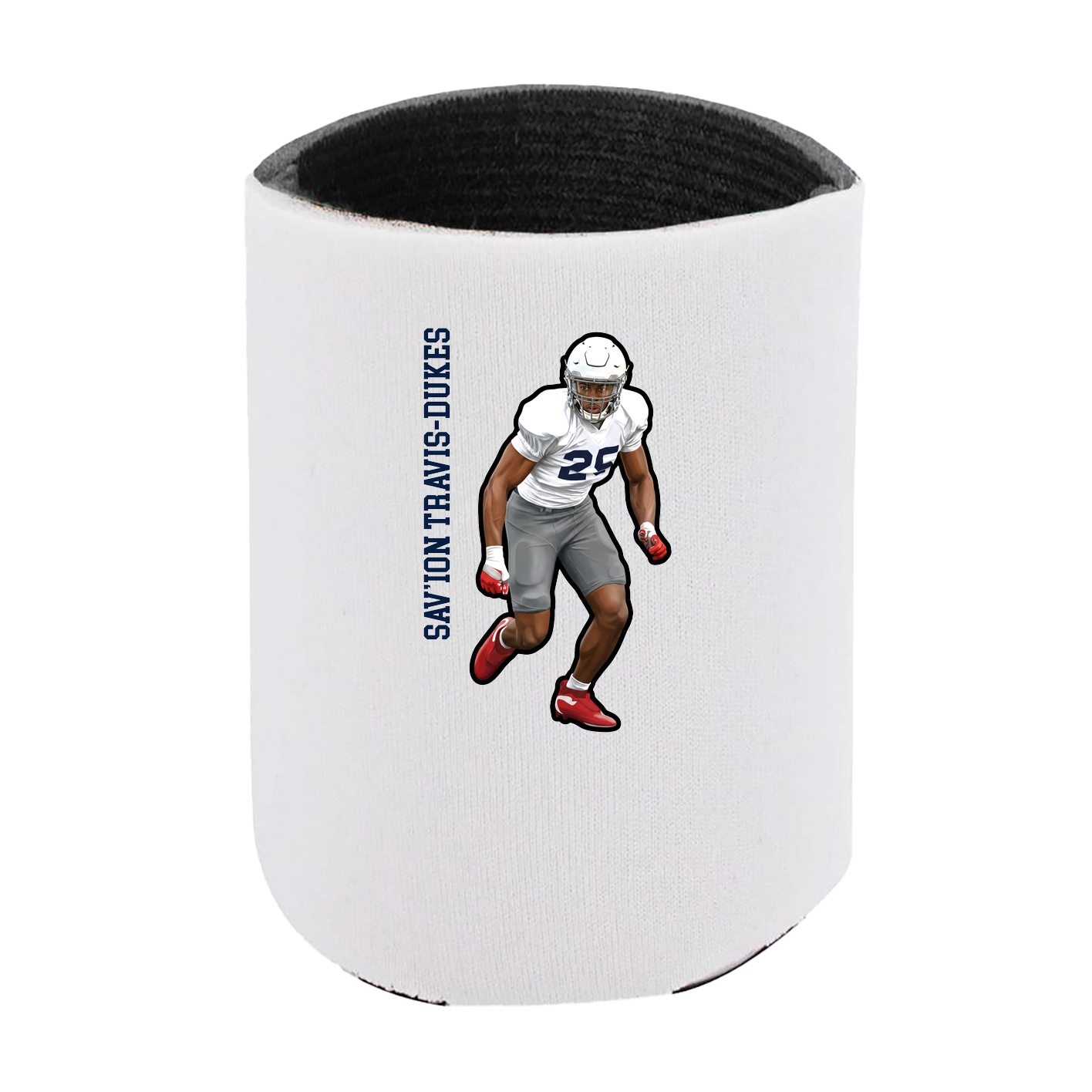 Can Holder — Name Vertical in White
