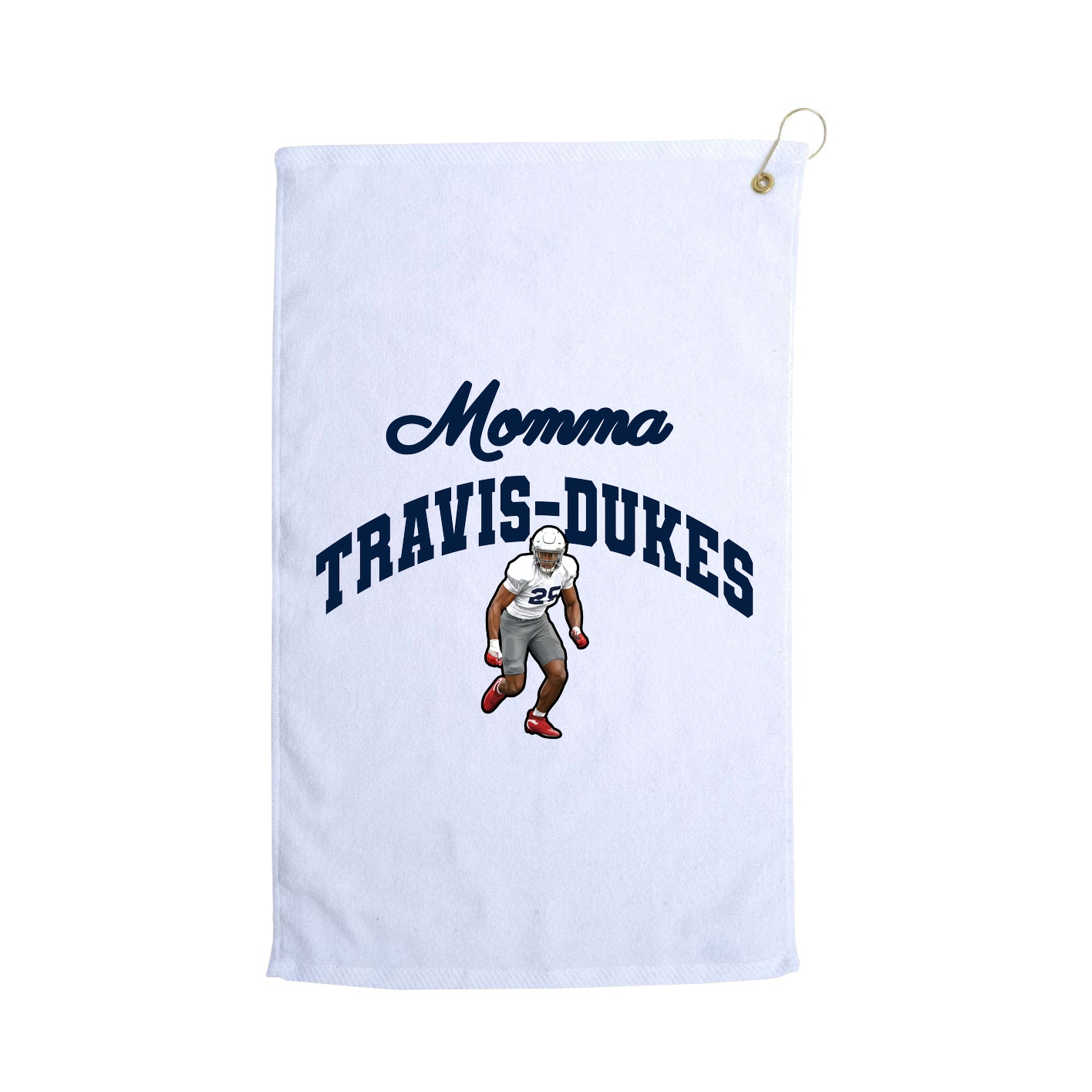 Golf Towel — Mothers Day Arch in White