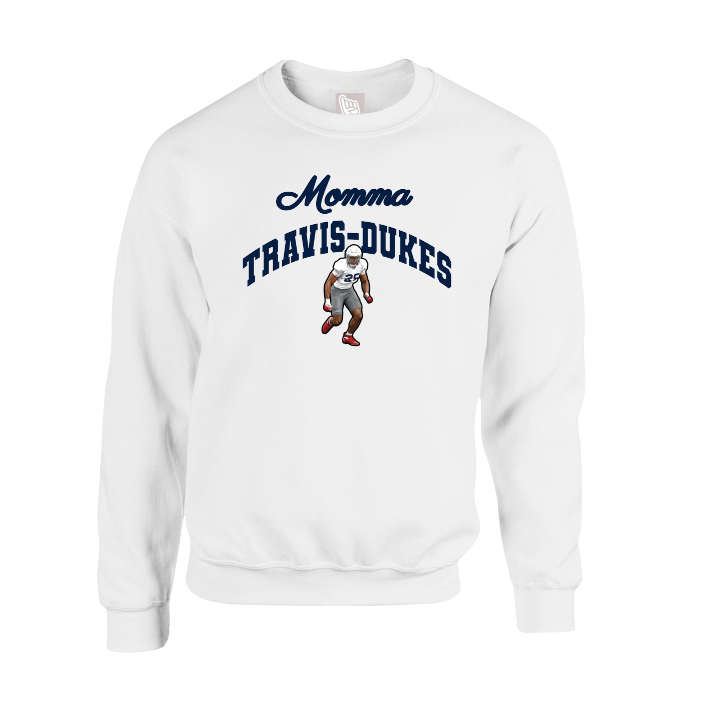 Fleece Crew — Mothers Day Arch in White