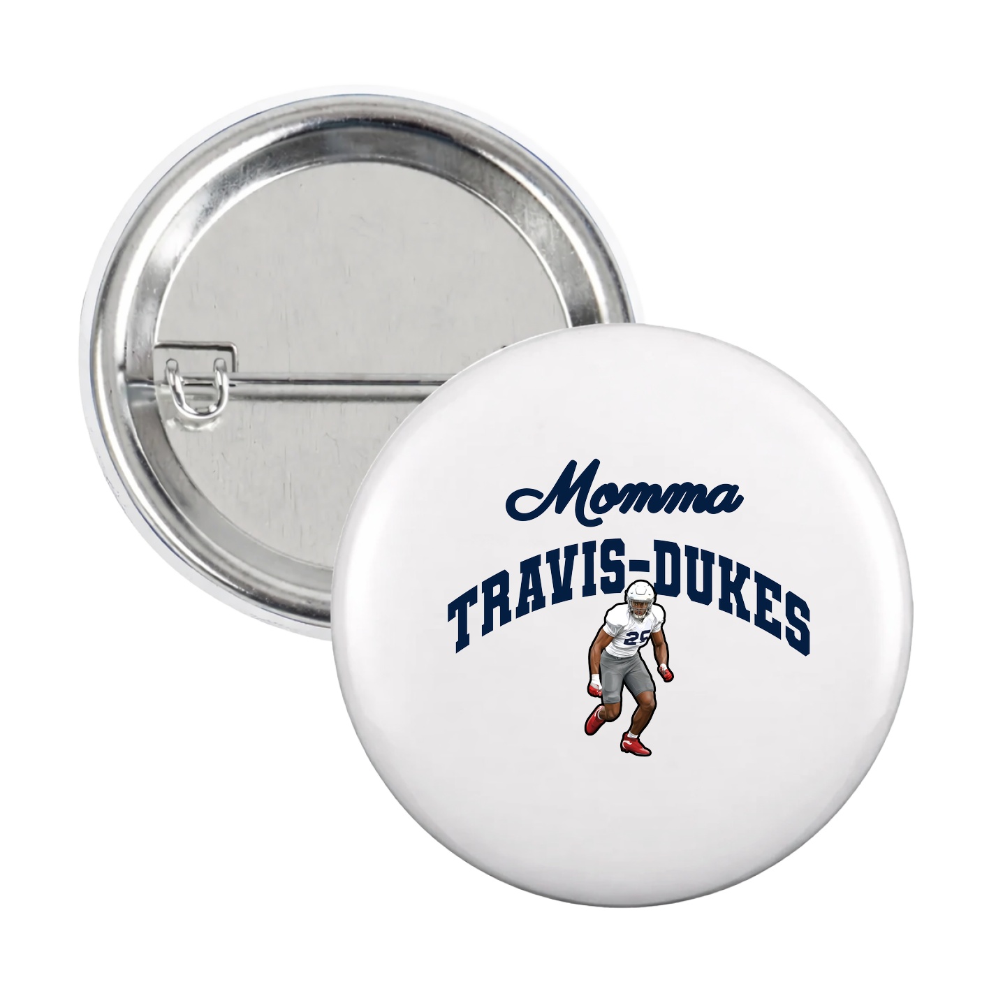 Game Day Button — Mothers Day Arch in White