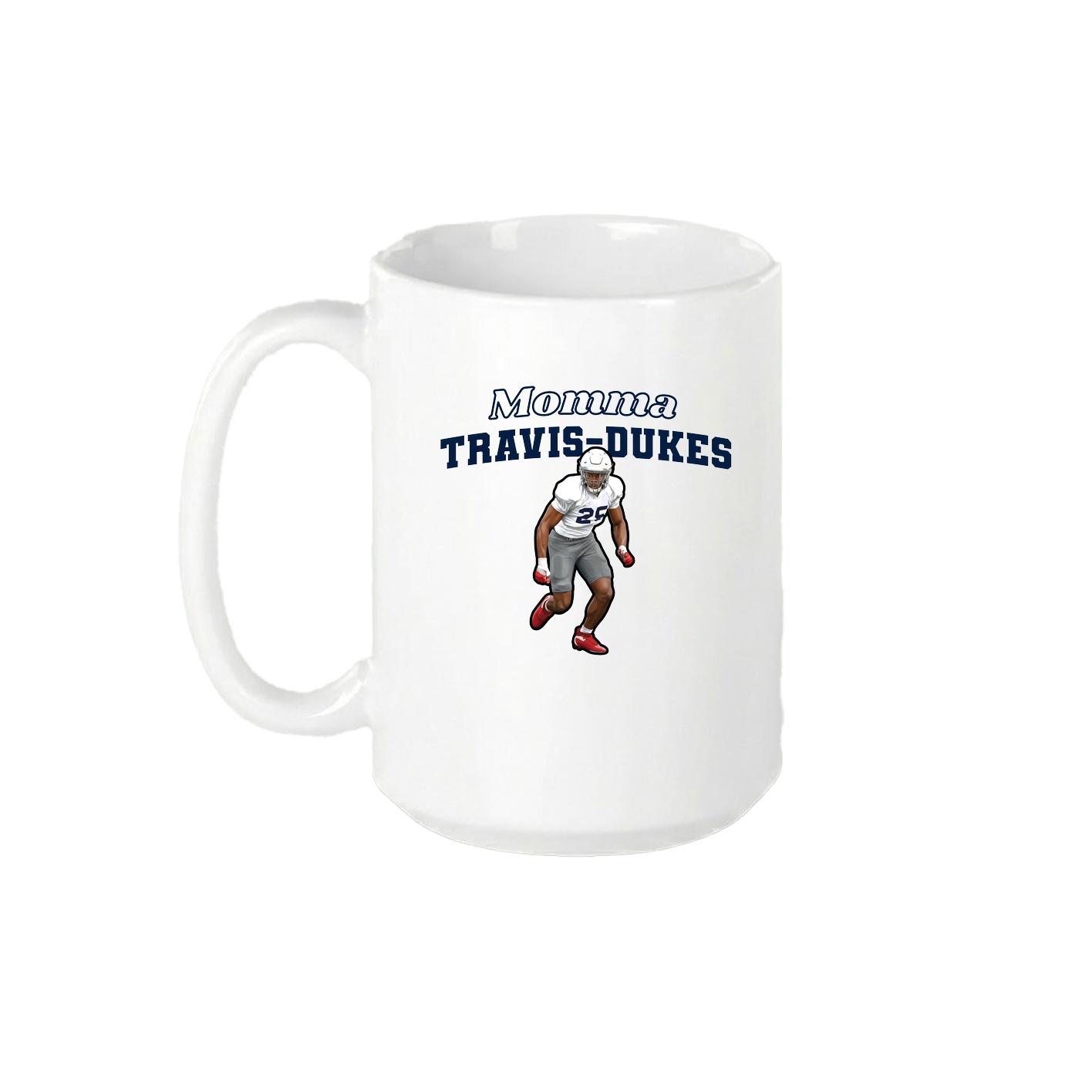 15oz Coffee Mug — Mothers Day Block in White