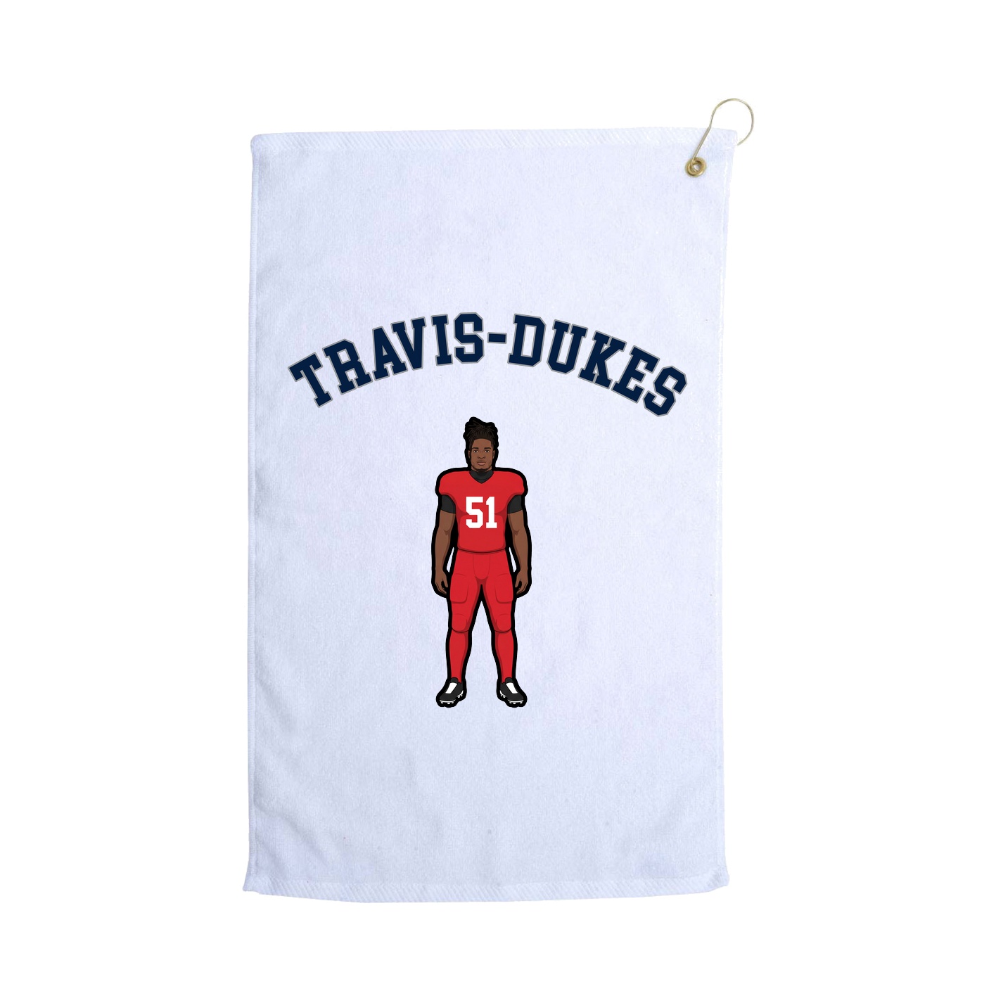 Golf Towel — Shirsey Arch in White