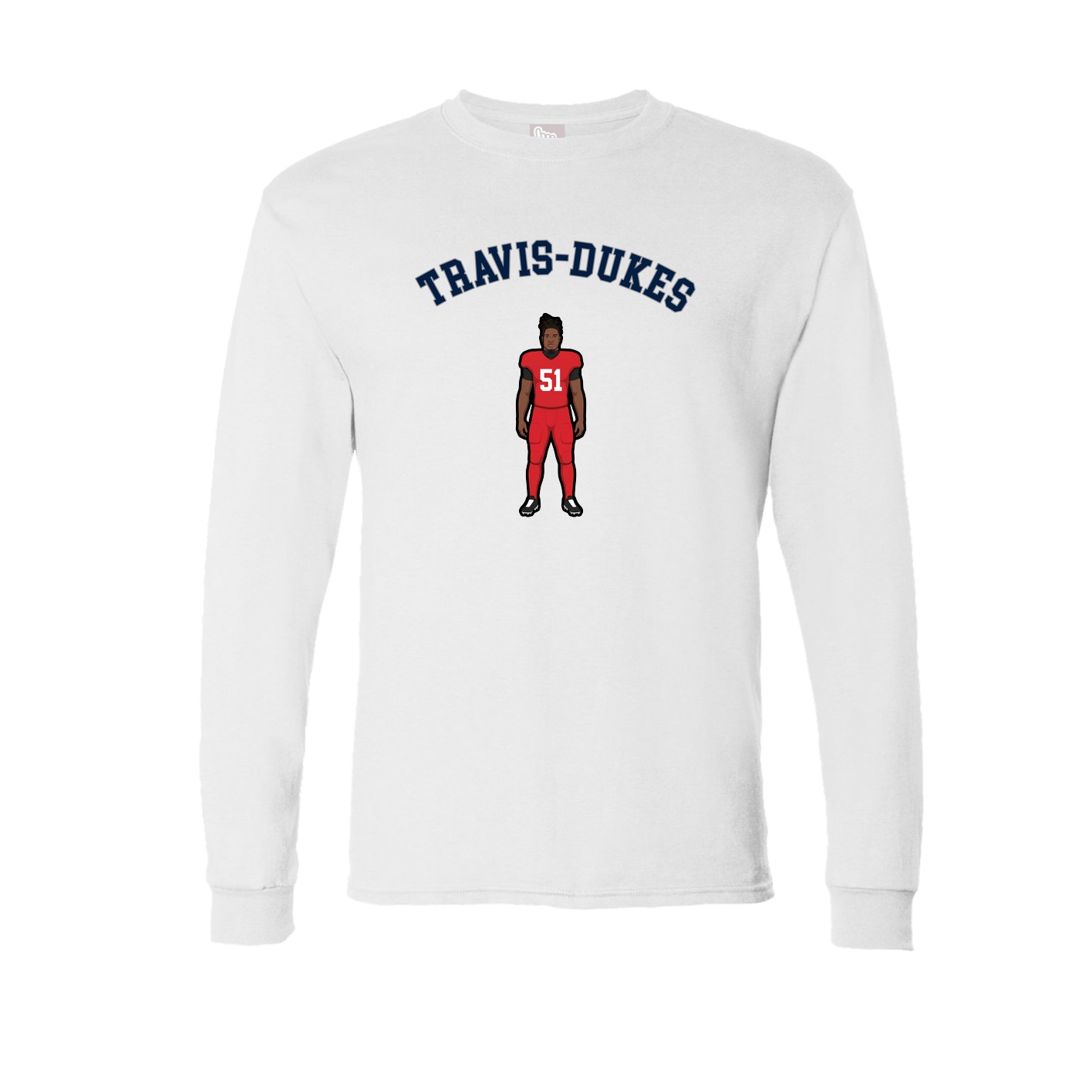 Long Sleeve Tee — Shirsey Arch in White