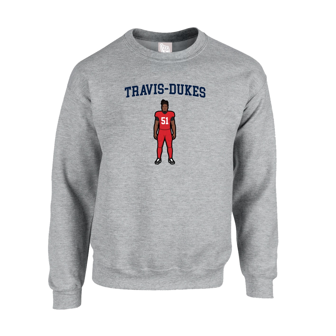 Fleece Crew — Shirsey in Grey