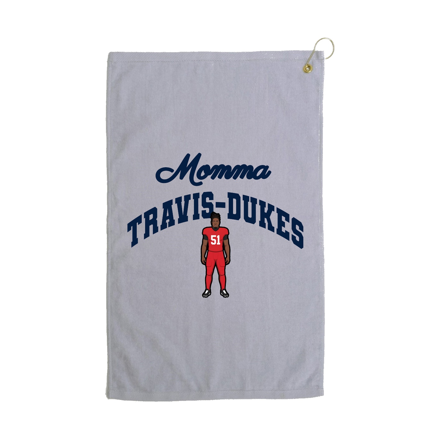 Golf Towel — Mothers Day Arch in Grey