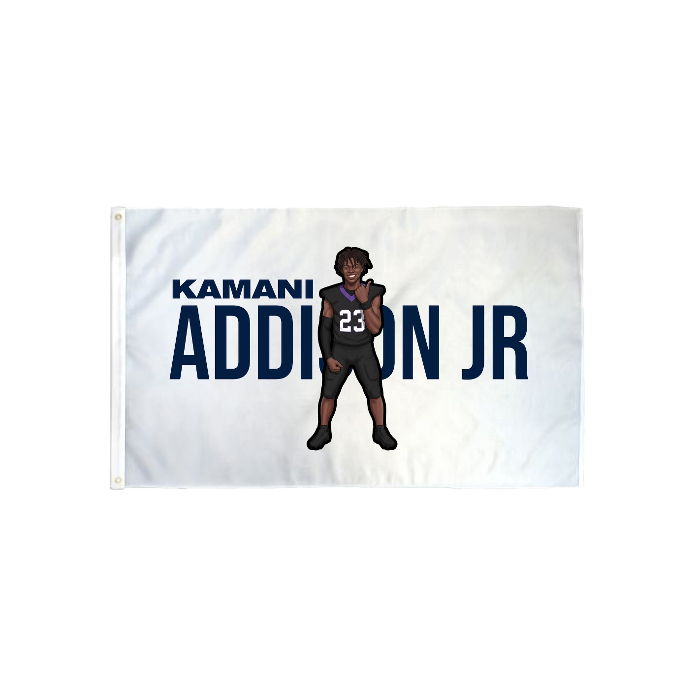 3x5 Flag — Player Name in Classic