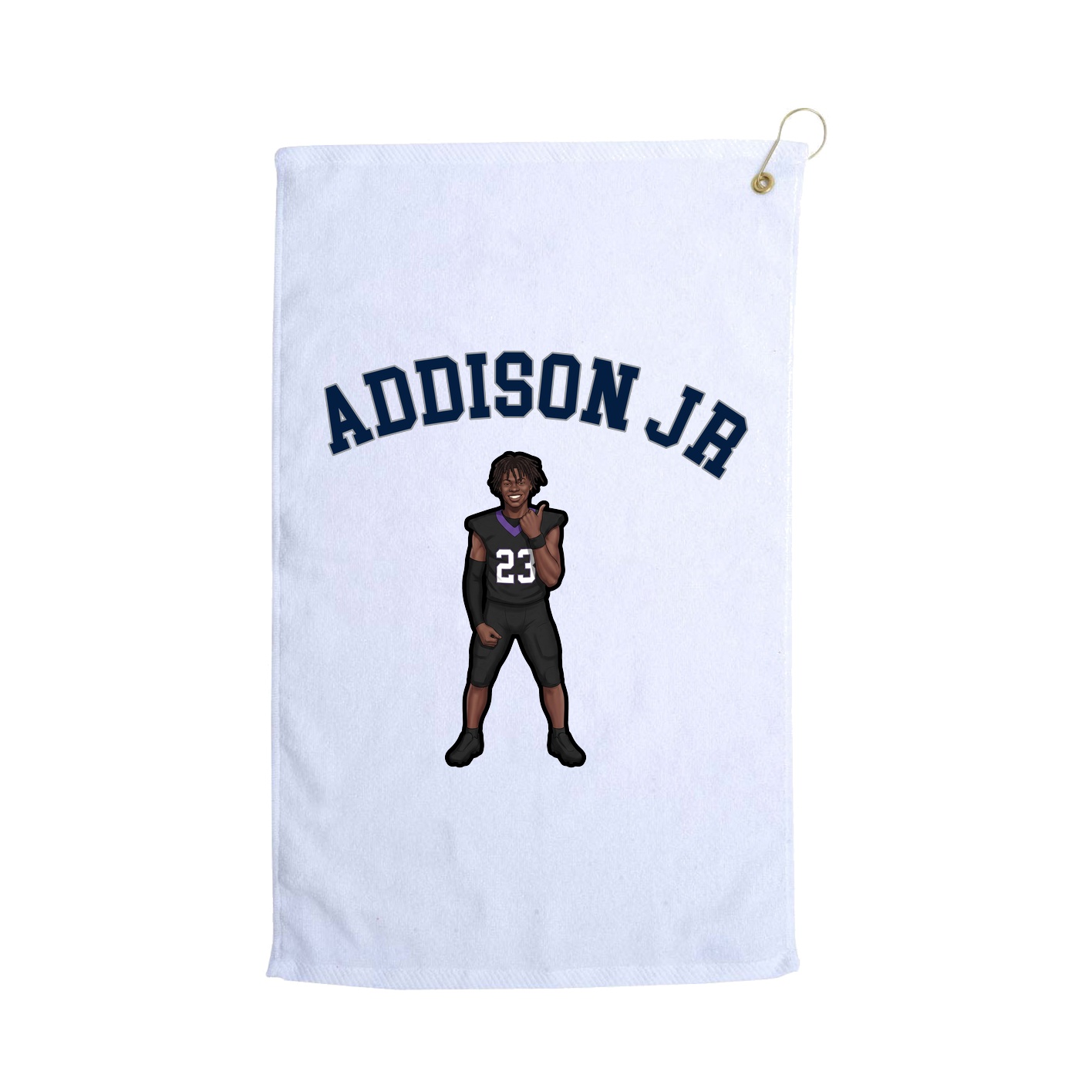 Golf Towel — Shirsey Arch in White
