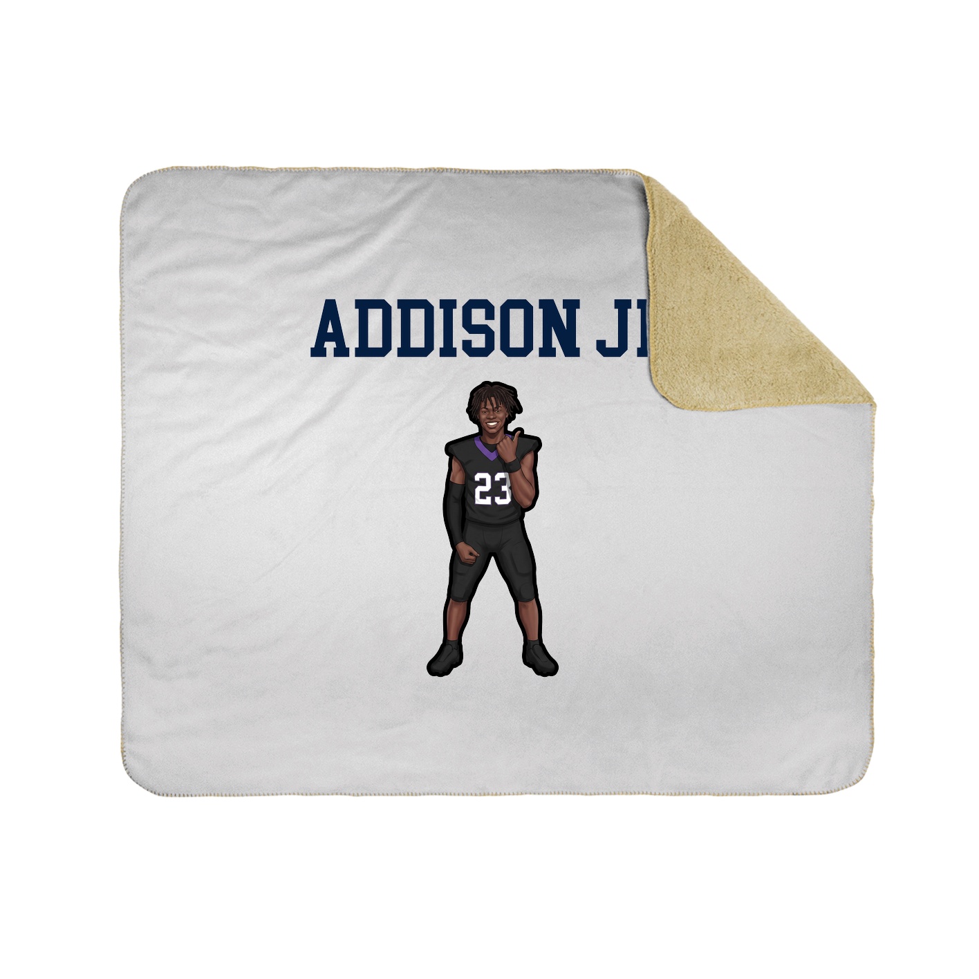 Throw Blanket — Shirsey in White