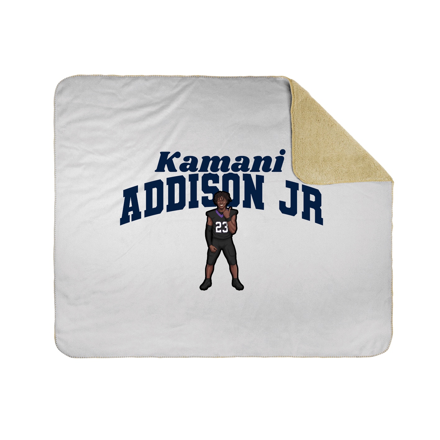 Throw Blanket — Signature Arch in White