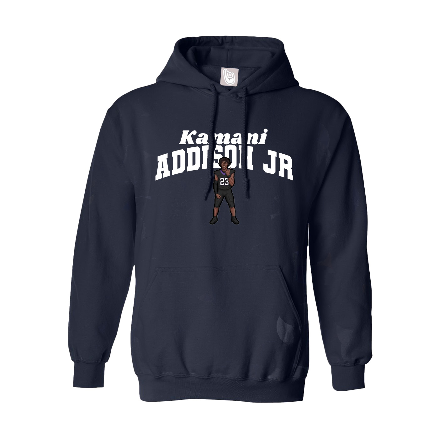 Hoodie — Signature Arch in Navy