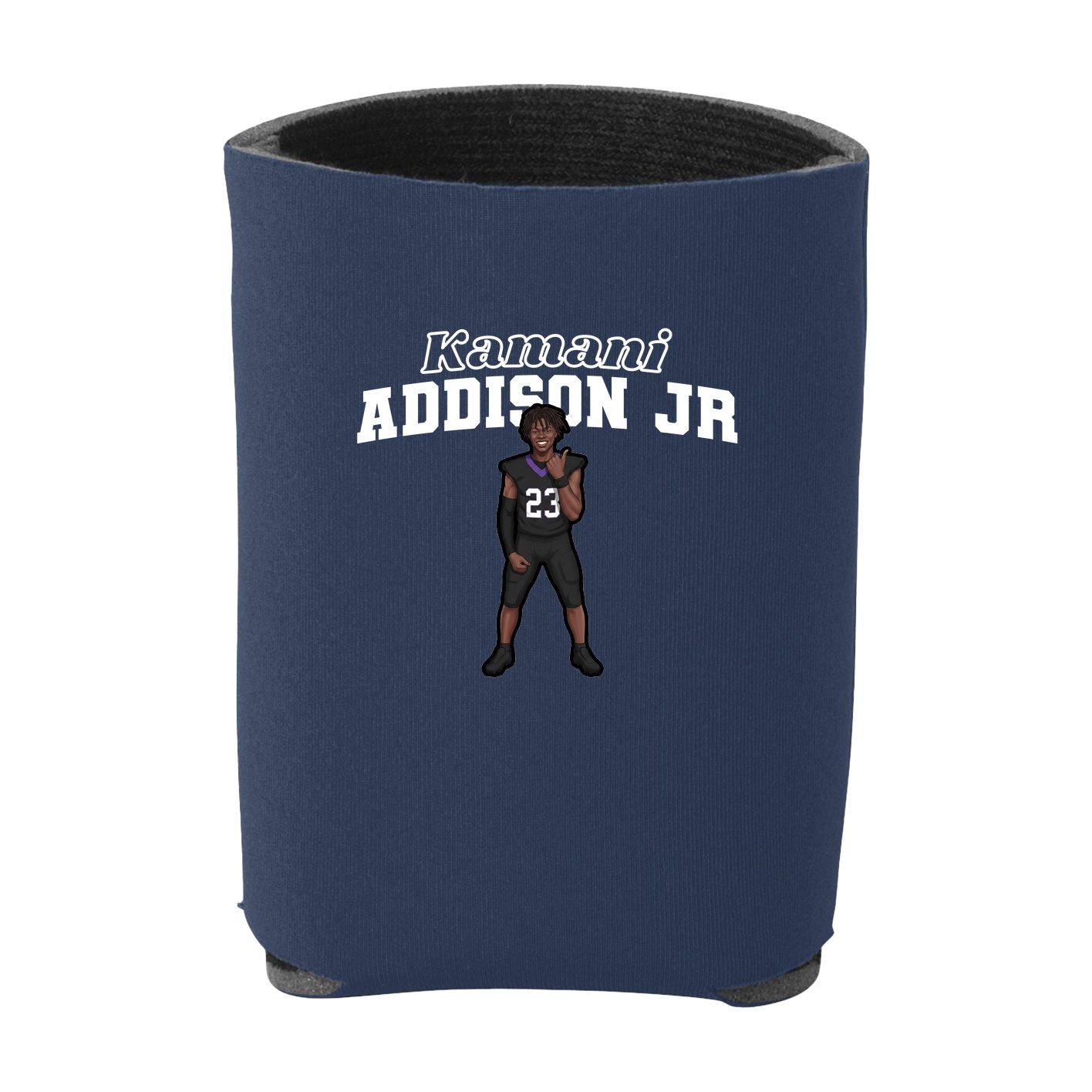 Can Holder — Name Arch in Navy