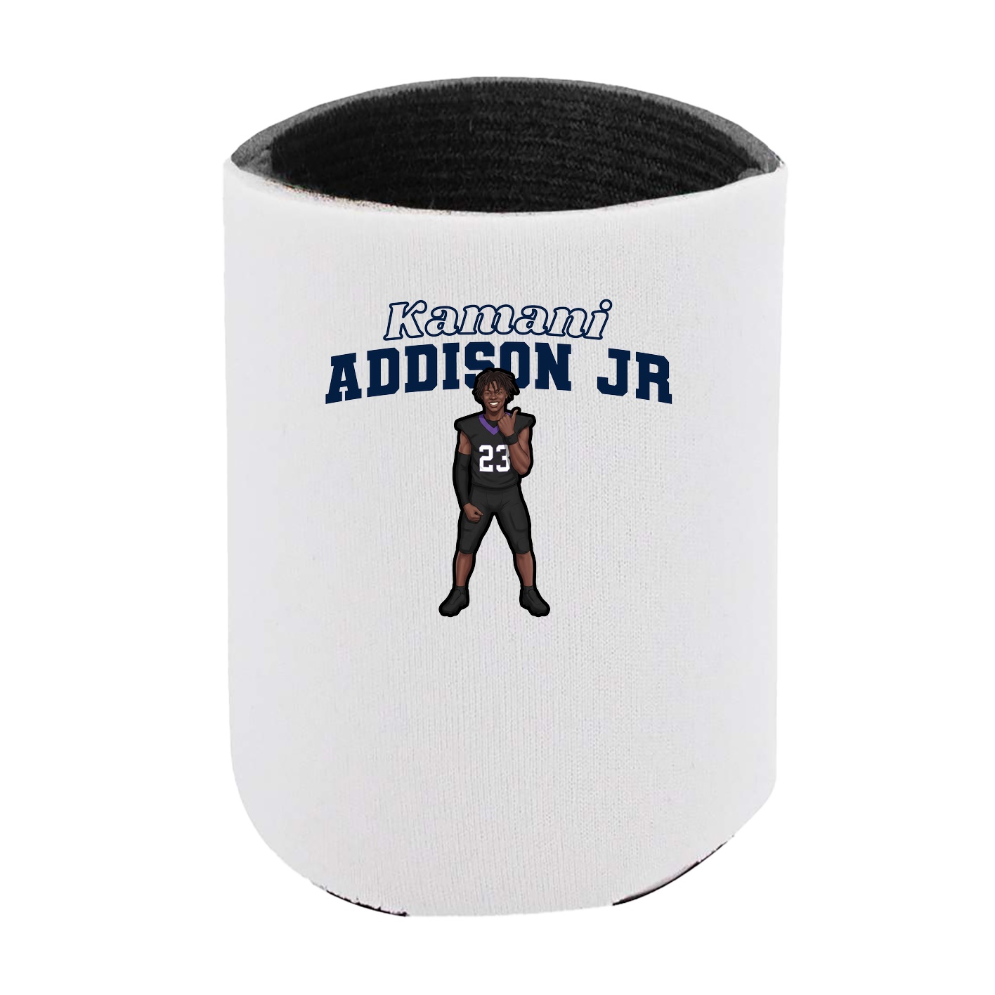 Can Holder — Name Arch in White