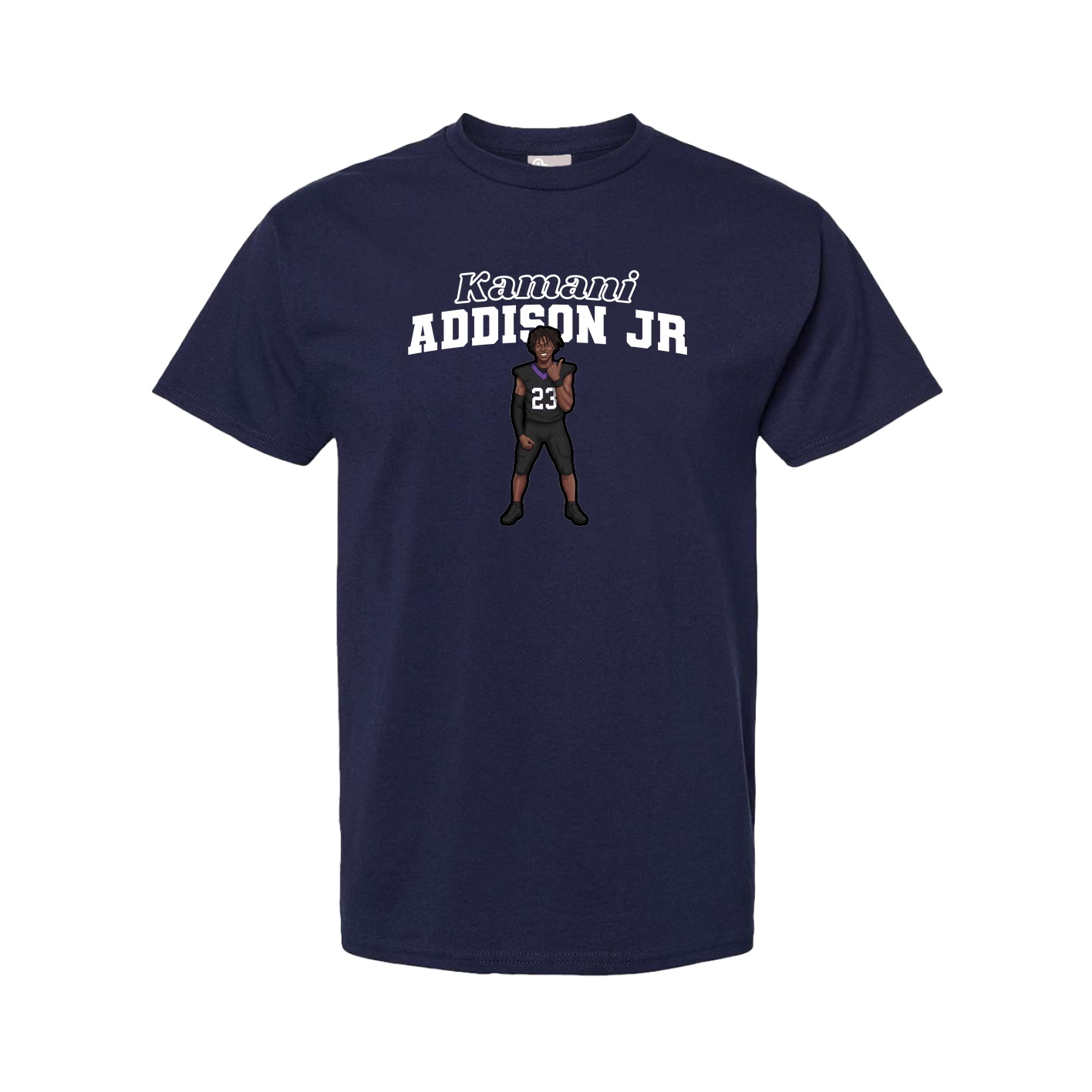 Tee — Name Arch in Navy