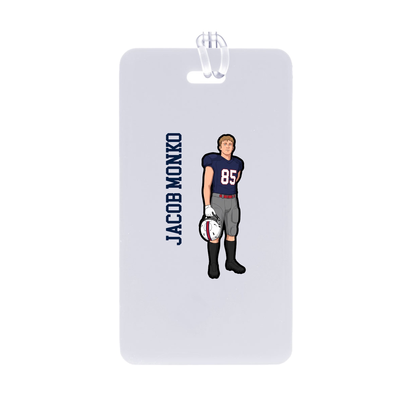 Bag Tag — Name Vertical in Classic