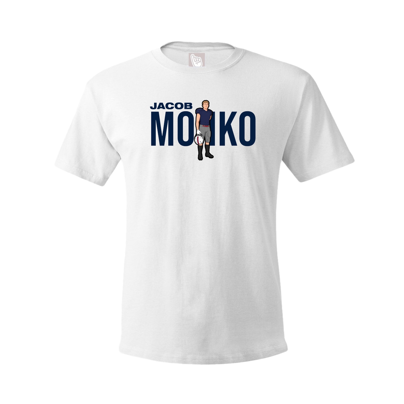 Youth Tee — Player Name in White