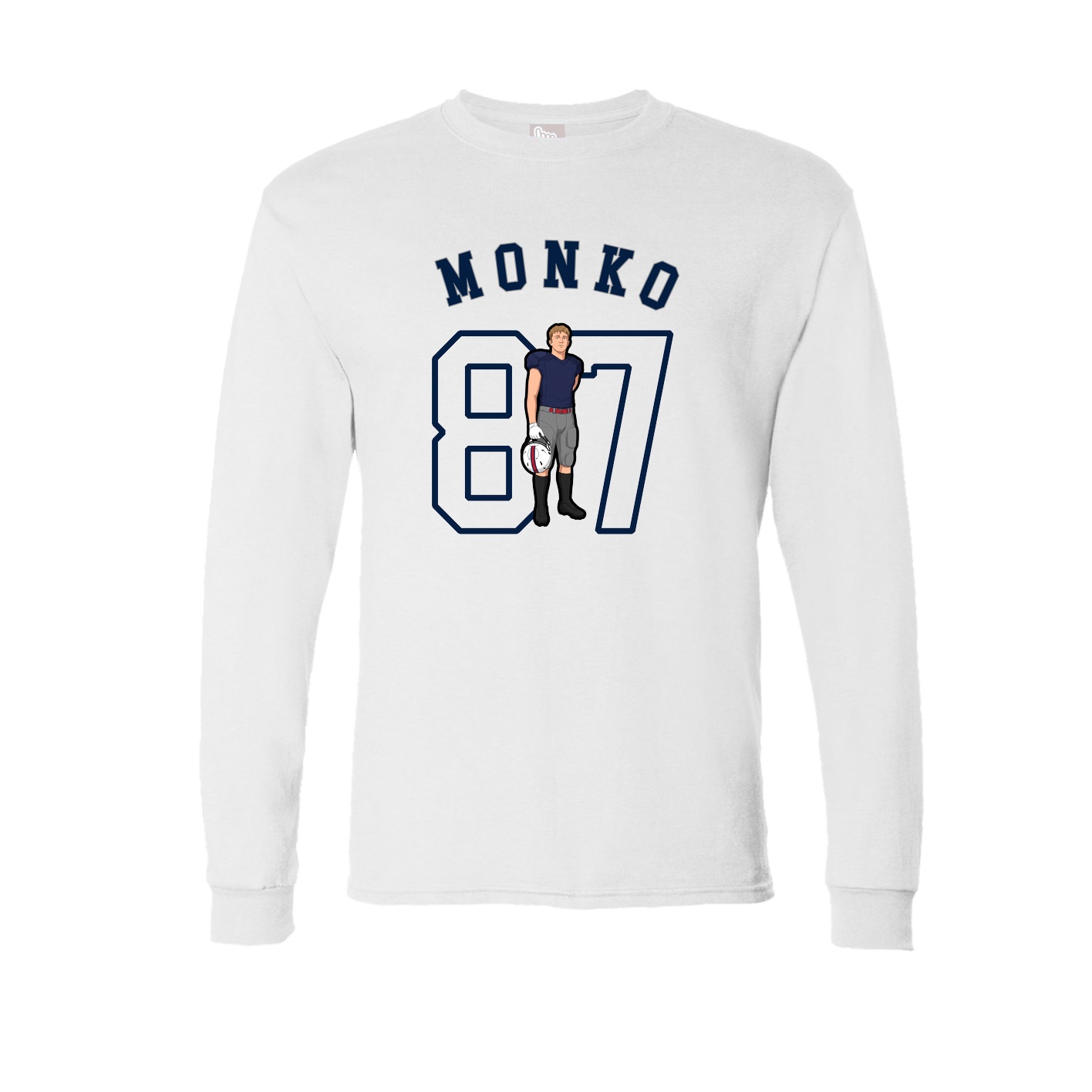 Long Sleeve Tee — Shirsey Arch in White
