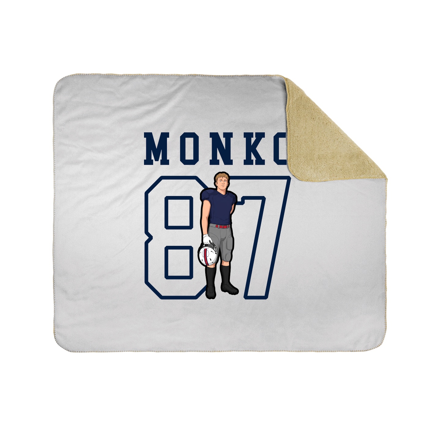 Throw Blanket — Shirsey in White