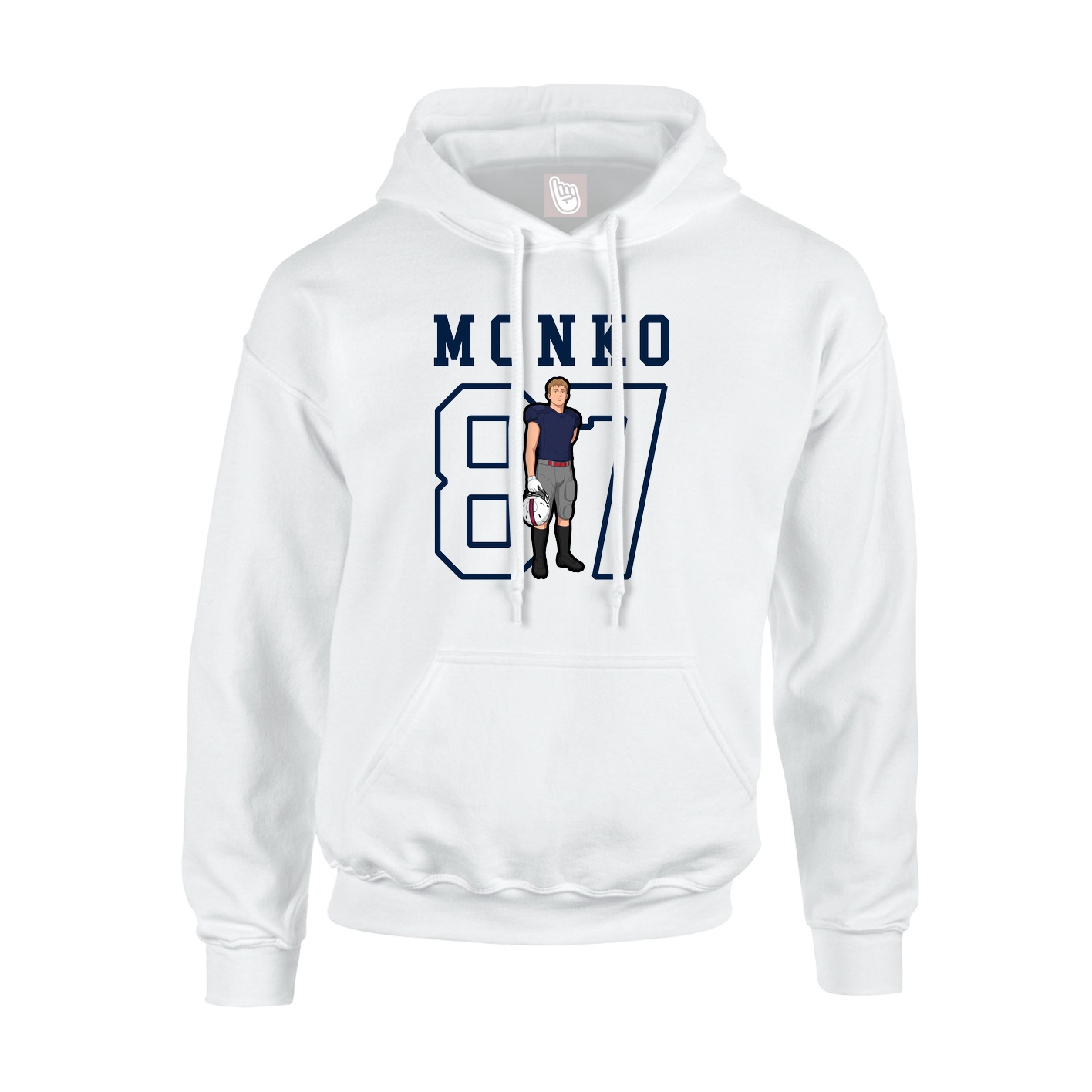 Youth Hoodie — Shirsey in White