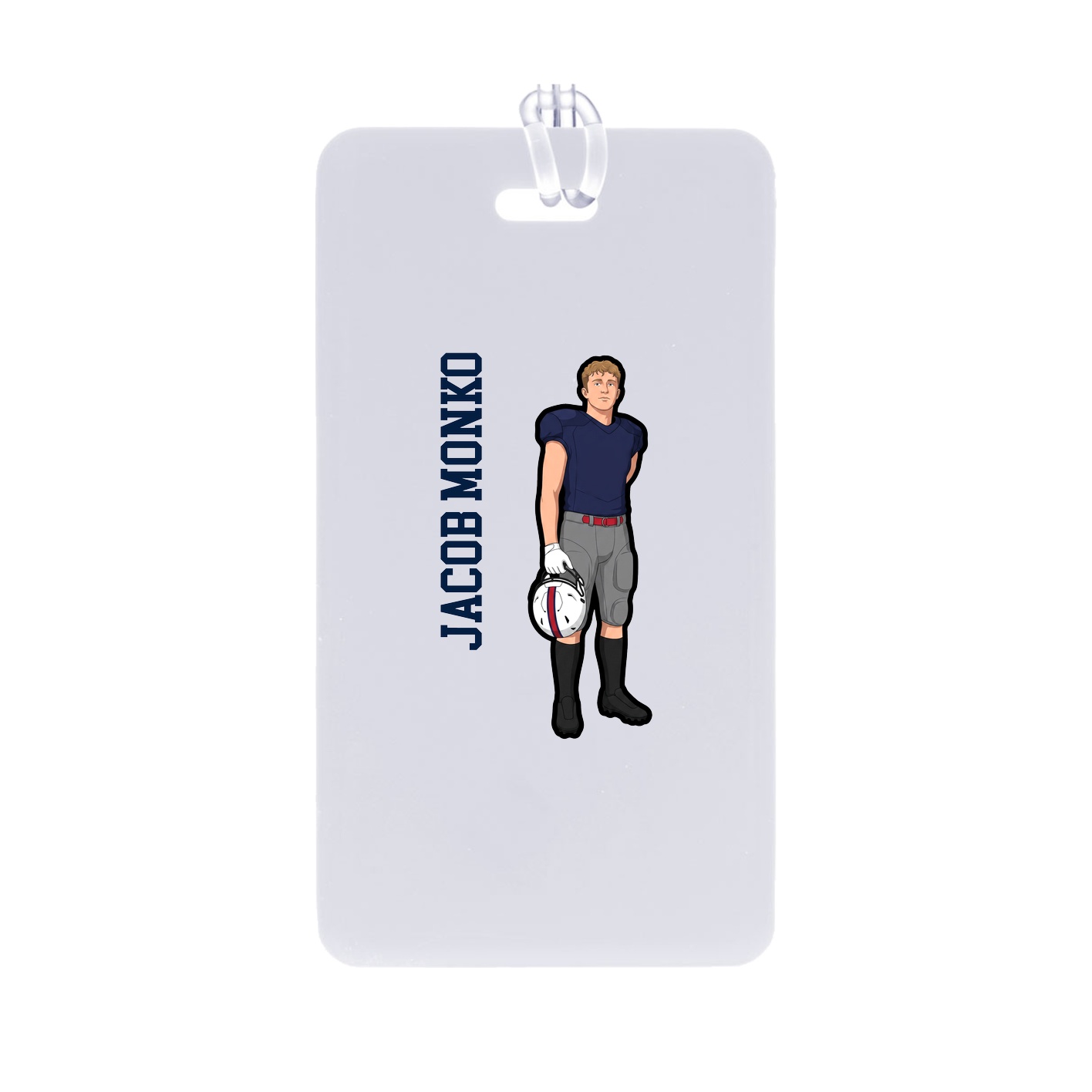 Bag Tag — Name Vertical in Classic