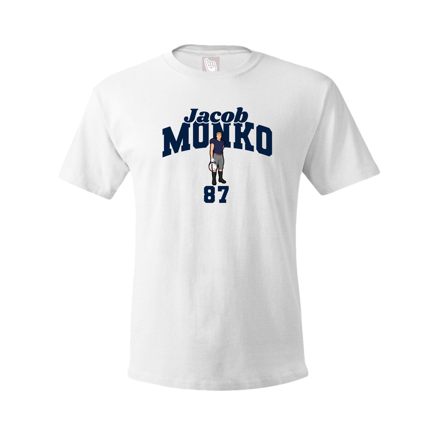 Youth Tee — Signature Arch in White