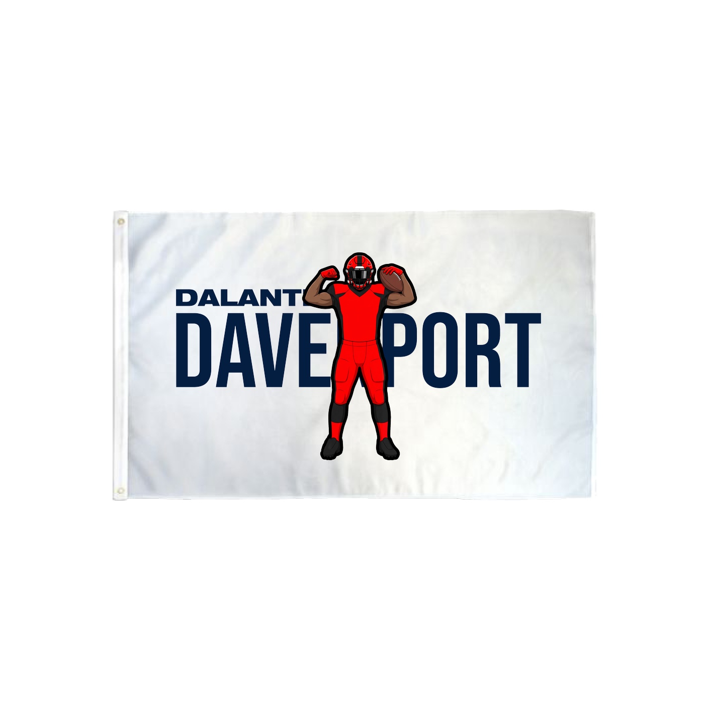 3x5 Flag — Player Name in Classic