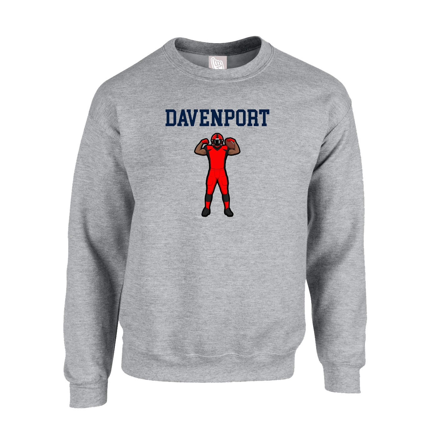 Fleece Crew — Shirsey in Grey